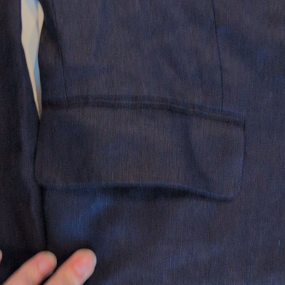 Ralph Lauren Navy Blazer Padded Shoulders Buttons Lined Preppy Old Money 8 - Picture 5 of 9